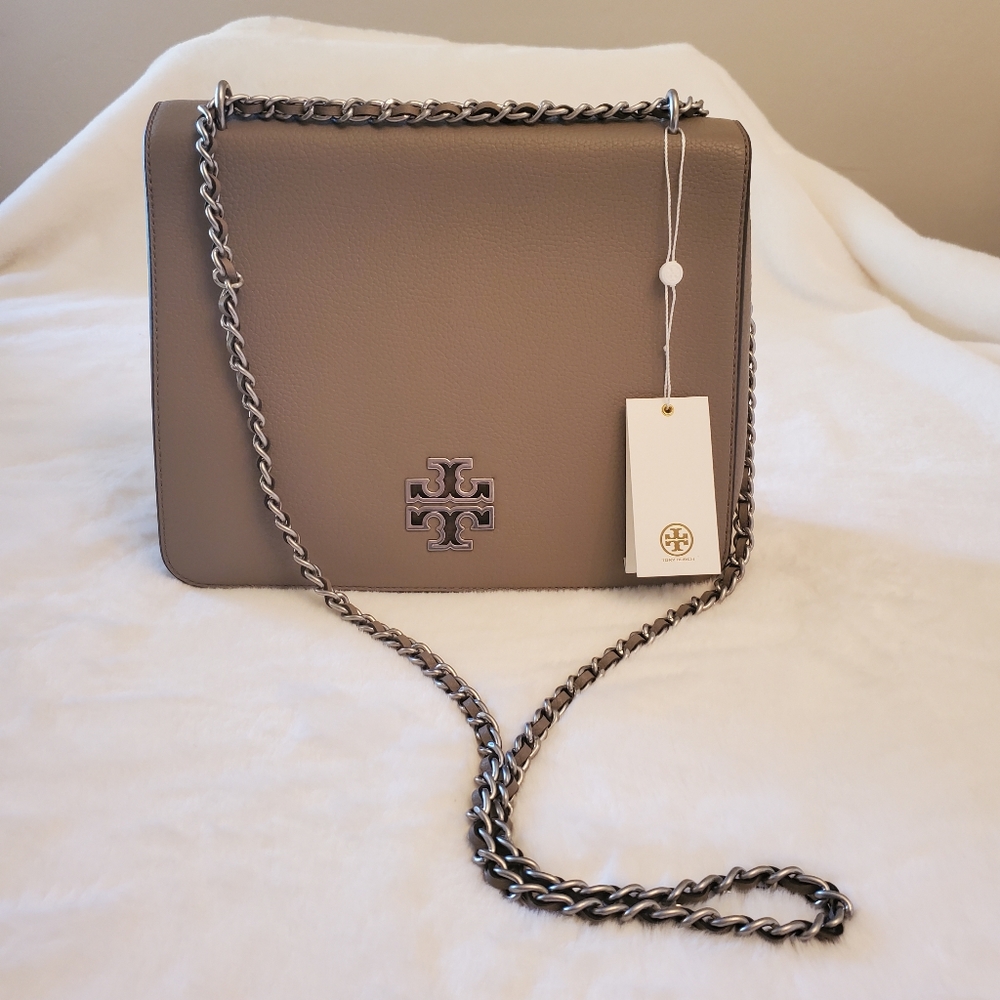 SOLD! NEW! BUNDLE Tory Burch Britten Bag and Wallet Set with Dustbag - Picture 8 of 11